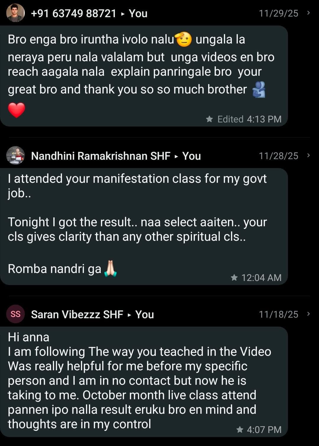 Student Testimony 16